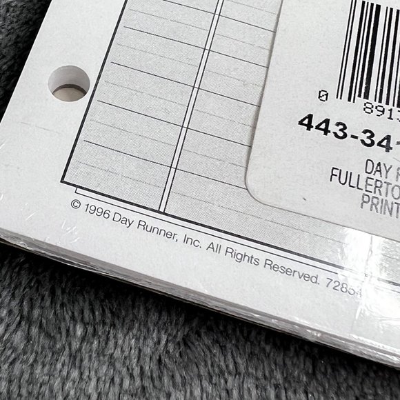 Day Runner Lined Note Pad Pro Business System 6 Ring Page Size 4.25x6.75 NIP - Picture 6 of 7